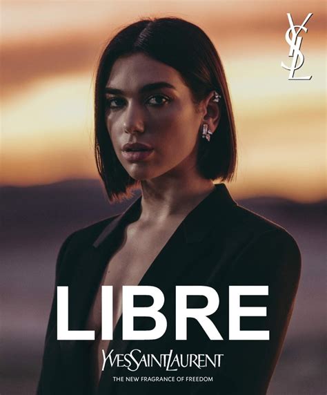 parfum libre yves saint laurent dua lipa|Dua Lipa ysl.